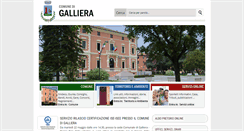 Desktop Screenshot of comune.galliera.bo.it